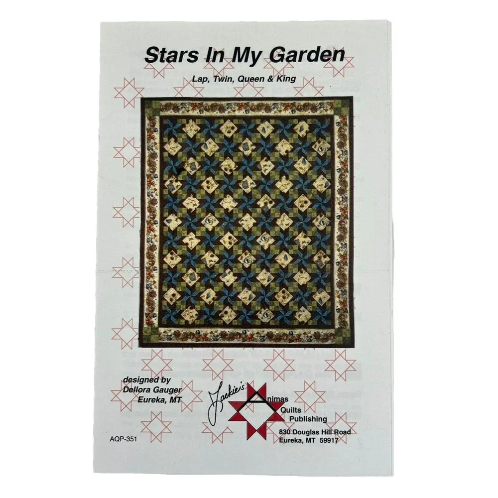 Stars In My Garden Quilt Pattern by Jackie Robinson Animas Quilts Publishing
